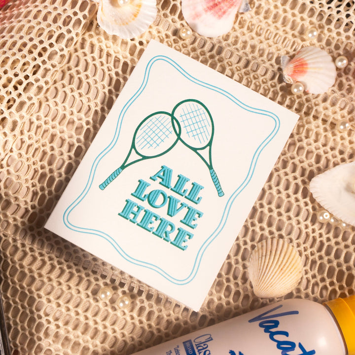Tennis Love Card