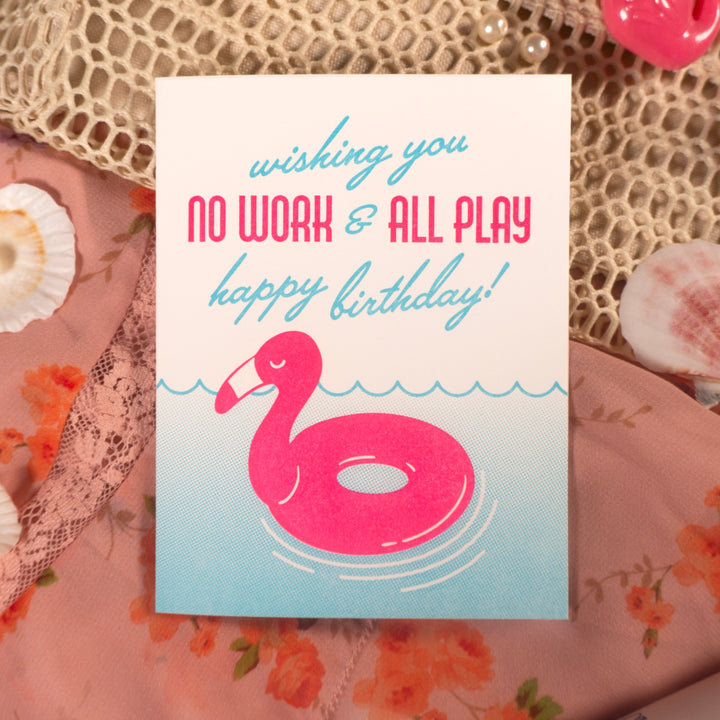 No Work All Play Card